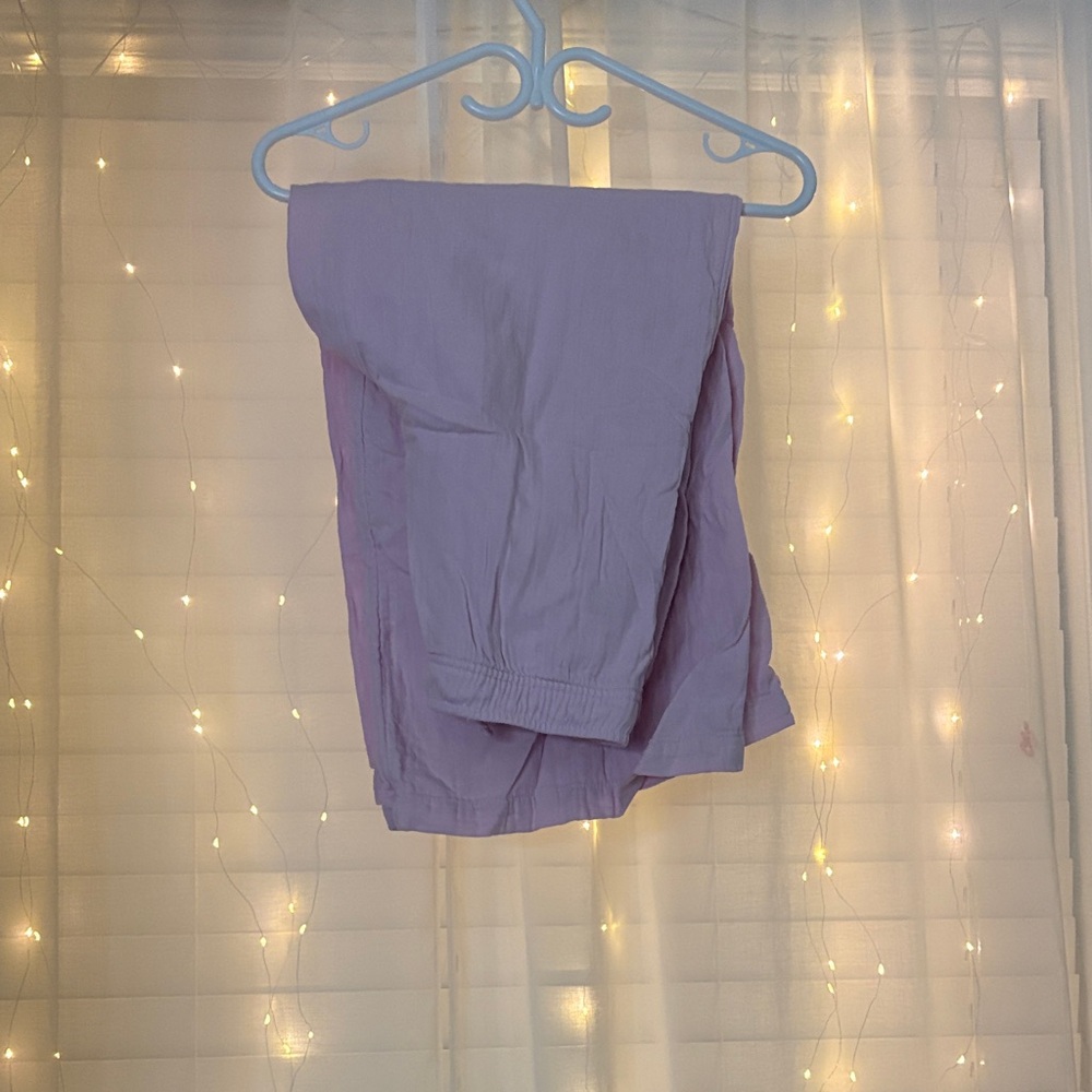 Pink Linen Pants